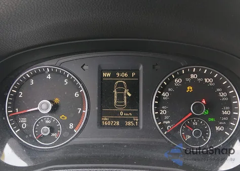 2012 Volkswagen Passat 2.5L Se из США, поврежденный, VIN 1VWBP7A3XCC048756